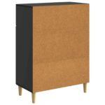vidaXL Servírovacia skriňa Čierna 66 x 34,5 x 90 cm Kompozitné drevo – Obrázok 8