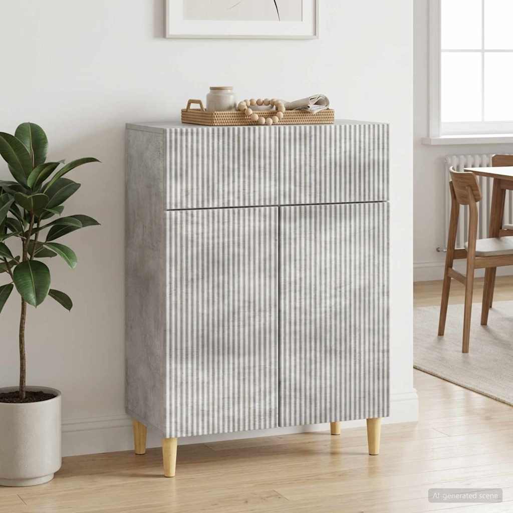 894638_1.jpg vidaXL Servírovacia skriňa so zásuvkou Betónovo sivá 66 x 34,5 x 90 cm – Obrázok 1