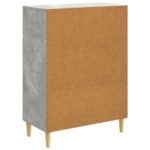 vidaXL Servírovacia skriňa so zásuvkou Betónovo sivá 66 x 34,5 x 90 cm – Obrázok 8