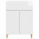 vidaXL Servírovacia skriňa Biela s vysokým leskom 66 x 34,5 x 90 cm – Obrázok 6