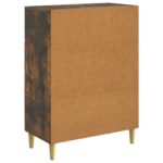 vidaXL Servírovacia skriňa so zásuvkou Dymový dub 66 x 34,5 x 90 cm – Obrázok 8