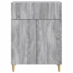 vidaXL Servírovacia skriňa so zásuvkou Sivá sonoma 66 x 34,5 x 90 cm – Obrázok 6