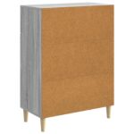 vidaXL Servírovacia skriňa so zásuvkou Sivá sonoma 66 x 34,5 x 90 cm – Obrázok 8