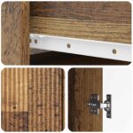 vidaXL Servírovacia skriňa so zásuvkou Staré drevo 66 x 34,5 x 90 cm – Obrázok 9