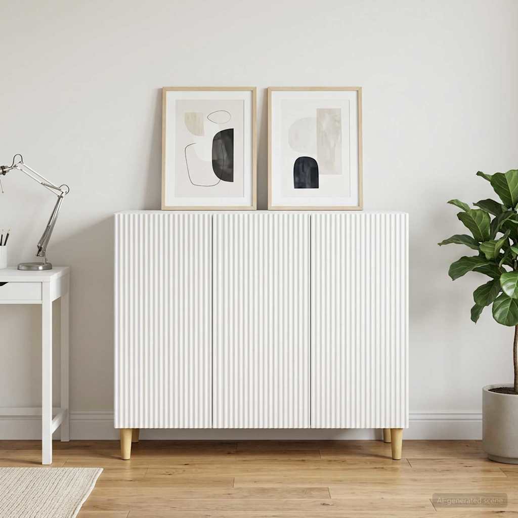894645_1.jpg vidaXL Servírovacia skriňa Biela 89 x 34,5 x 80 cm Kompozitné drevo – Obrázok 1