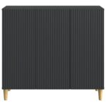 vidaXL Servírovacia skriňa Čierna 89 x 34,5 x 80 cm Kompozitné drevo – Obrázok 6