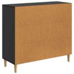 vidaXL Servírovacia skriňa Čierna 89 x 34,5 x 80 cm Kompozitné drevo – Obrázok 8
