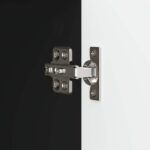 vidaXL Servírovacia skriňa Čierna 89 x 34,5 x 80 cm Kompozitné drevo – Obrázok 9