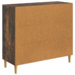 vidaXL Servírovacia skriňa Dymový dub 89 x 34,5 x 80 cm – Obrázok 8