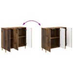 vidaXL Servírovacia skriňa Staré drevo 89 x 34,5 x 80 cm – Obrázok 11