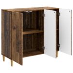 vidaXL Servírovacia skriňa Staré drevo 89 x 34,5 x 80 cm – Obrázok 5