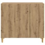 vidaXL Servírovacia skriňa Dub artisan 89 x 34,5 x 80 cm – Obrázok 6