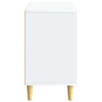vidaXL Servírovacia skriňa Biela 89 x 34,5 x 60 cm Kompozitné drevo – Obrázok 7