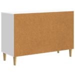 vidaXL Servírovacia skriňa Biela 89 x 34,5 x 60 cm Kompozitné drevo – Obrázok 8