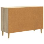 vidaXL Servírovacia skriňa so zásuvkou Dub sonoma 89 x 34,5 x 60 cm – Obrázok 8