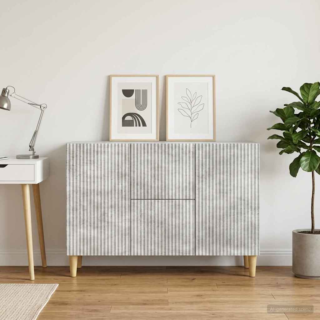 894658_1.jpg vidaXL Servírovacia skriňa so zásuvkou Betónovo sivá 89 x 34,5 x 60 cm – Obrázok 1