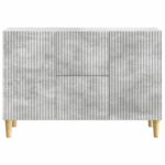 vidaXL Servírovacia skriňa so zásuvkou Betónovo sivá 89 x 34,5 x 60 cm – Obrázok 6