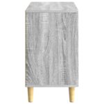 vidaXL Servírovacia skriňa so zásuvkou Sivá sonoma 89 x 34,5 x 60 cm – Obrázok 7