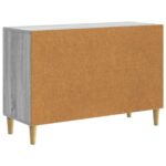 vidaXL Servírovacia skriňa so zásuvkou Sivá sonoma 89 x 34,5 x 60 cm – Obrázok 8