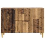 vidaXL Servírovacia skriňa so zásuvkou Staré drevo 89 x 34,5 x 60 cm – Obrázok 6