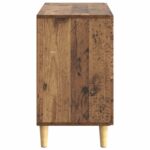 vidaXL Servírovacia skriňa so zásuvkou Staré drevo 89 x 34,5 x 60 cm – Obrázok 7