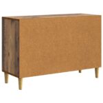 vidaXL Servírovacia skriňa so zásuvkou Staré drevo 89 x 34,5 x 60 cm – Obrázok 8
