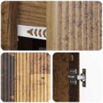 vidaXL Servírovacia skriňa so zásuvkou Staré drevo 89 x 34,5 x 60 cm – Obrázok 9