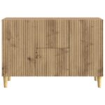 vidaXL Servírovacia skriňa so zásuvkou Dub artisan 89 x 34,5 x 60 cm – Obrázok 6