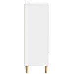 vidaXL Servírovacia skriňa Biela 66 x 34,5 x 95 cm Kompozitné drevo – Obrázok 6