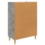 vidaXL Servírovacia skriňa so zásuvkou Betónovo sivá 66 x 34,5 x 95 cm – Obrázok 7