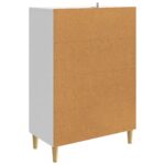 vidaXL Servírovacia skriňa Biela s vysokým leskom 66 x 34,5 x 95 cm – Obrázok 7