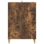 vidaXL Servírovacia skriňa so zásuvkou Dymový dub 66 x 34,5 x 95 cm – Obrázok 5