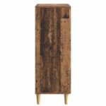 vidaXL Servírovacia skriňa so zásuvkou Staré drevo 66 x 34,5 x 95 cm – Obrázok 6
