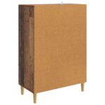 vidaXL Servírovacia skriňa so zásuvkou Staré drevo 66 x 34,5 x 95 cm – Obrázok 7