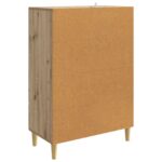 vidaXL Servírovacia skriňa so zásuvkou Dub artisan 66 x 34,5 x 95 cm – Obrázok 7