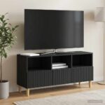 vidaXL TV skrinka Čierna 102 x 34,5 x 50 cm Kompozitné drevo – Obrázok 4