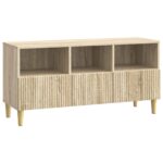 vidaXL TV skrinka Dub sonoma 102 x 34,5 x 50 cm Kompozitné drevo – Obrázok 2