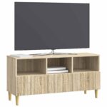 vidaXL TV skrinka Dub sonoma 102 x 34,5 x 50 cm Kompozitné drevo – Obrázok 3