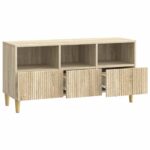 vidaXL TV skrinka Dub sonoma 102 x 34,5 x 50 cm Kompozitné drevo – Obrázok 5