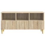 vidaXL TV skrinka Dub sonoma 102 x 34,5 x 50 cm Kompozitné drevo – Obrázok 6