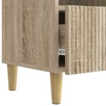 vidaXL TV skrinka Dub sonoma 102 x 34,5 x 50 cm Kompozitné drevo – Obrázok 9