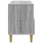 vidaXL TV skrinka Sivá sonoma 102 x 34,5 x 50 cm Kompozitné drevo – Obrázok 7