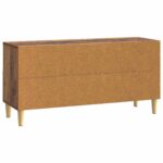 vidaXL TV skrinka Staré drevo 102 x 34,5 x 50 cm Kompozitné drevo – Obrázok 8