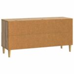 vidaXL TV skrinka Dub artisan 102 x 34,5 x 50 cm Kompozitné drevo – Obrázok 8