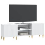 vidaXL TV skrinka Biela 150 x 31 x 50 cm Kompozitné drevo – Obrázok 3