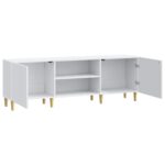 vidaXL TV skrinka Biela 150 x 31 x 50 cm Kompozitné drevo – Obrázok 5