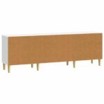 vidaXL TV skrinka Biela 150 x 31 x 50 cm Kompozitné drevo – Obrázok 8
