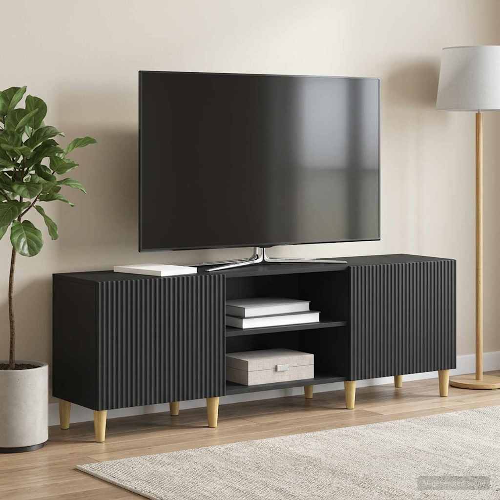 894686_1.jpg vidaXL TV skrinka Čierna 150 x 31 x 50 cm Kompozitné drevo – Obrázok 1