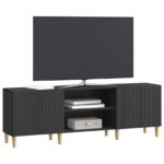 vidaXL TV skrinka Čierna 150 x 31 x 50 cm Kompozitné drevo – Obrázok 3