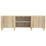 vidaXL TV skrinka Dub sonoma 150 x 31 x 50 cm Kompozitné drevo – Obrázok 6